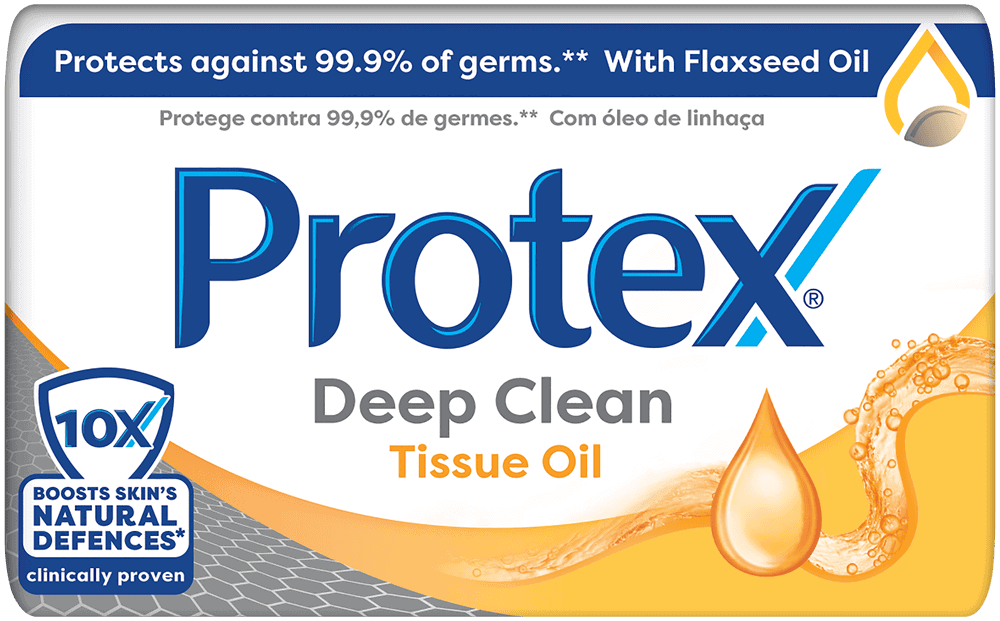 Protex Deep Clean Tissue Oil Bar Soap 150g