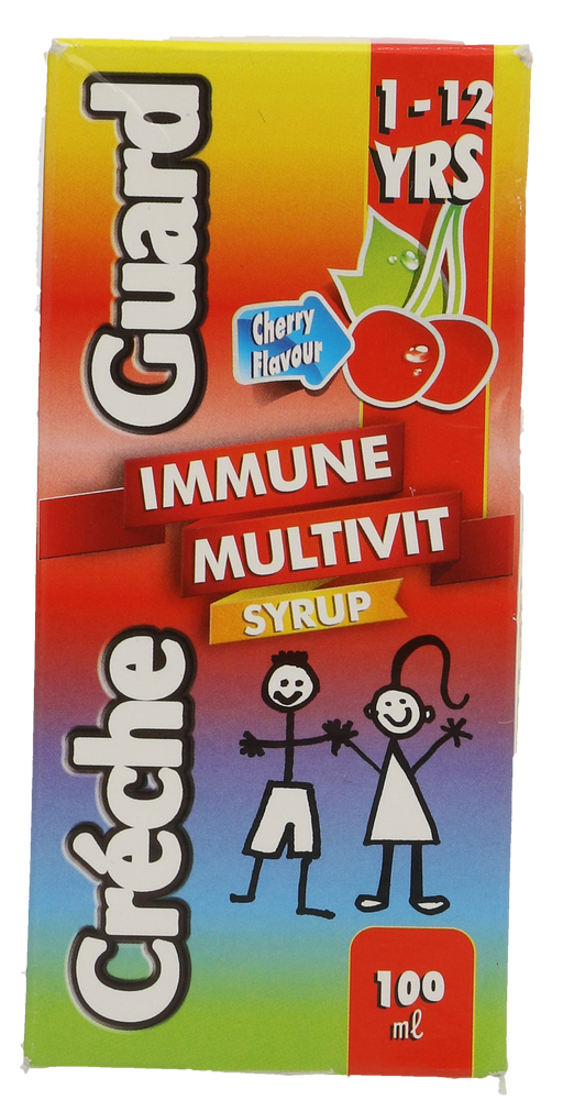 Créche Guard Cherry Flavour Immune Multivit Syrup 100ml