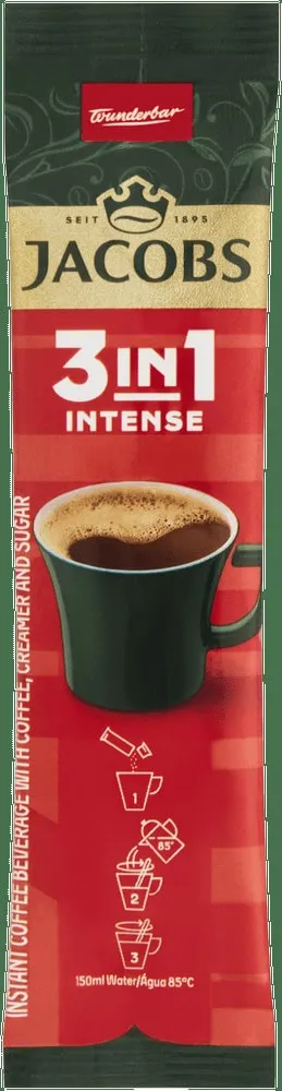 Jacobs Intense 3 in 1 Instant Coffee 11.1g