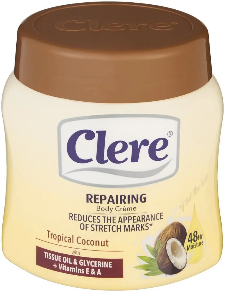 Clere Tropical Coconut Repairing Body Crème 500ml