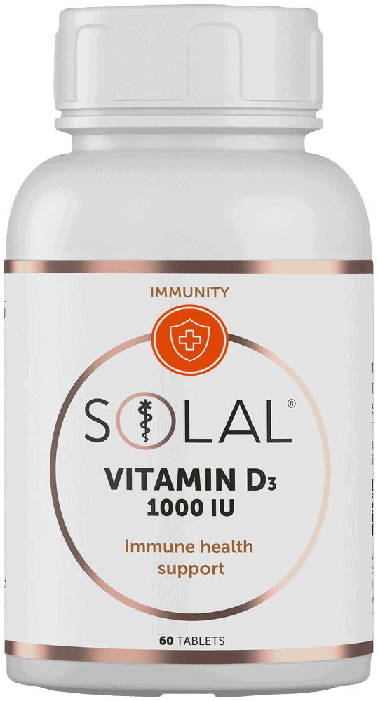 Solal Vitamin D3 1000IU Tablets 60pk