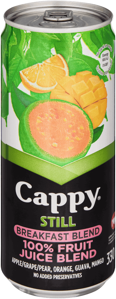 Cappy Breakfast Blend 100% Still Fruit Juice Blend 330ml