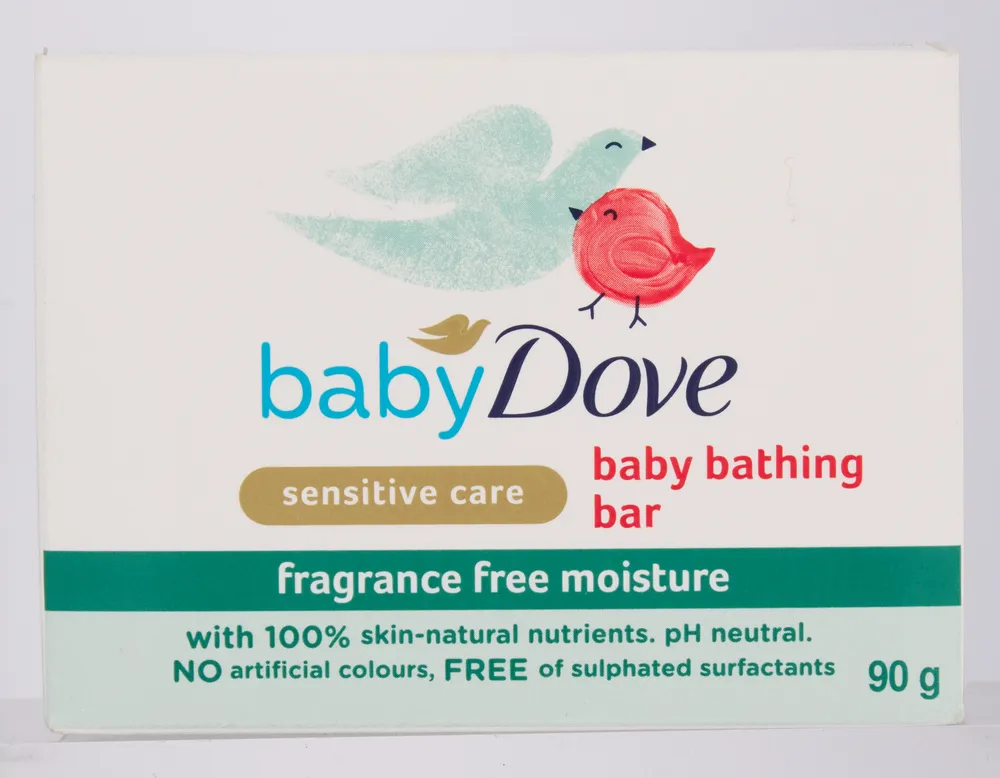 Baby Dove Sensitive Care Fragrance Free Moisture Baby Bathing Bar 90g