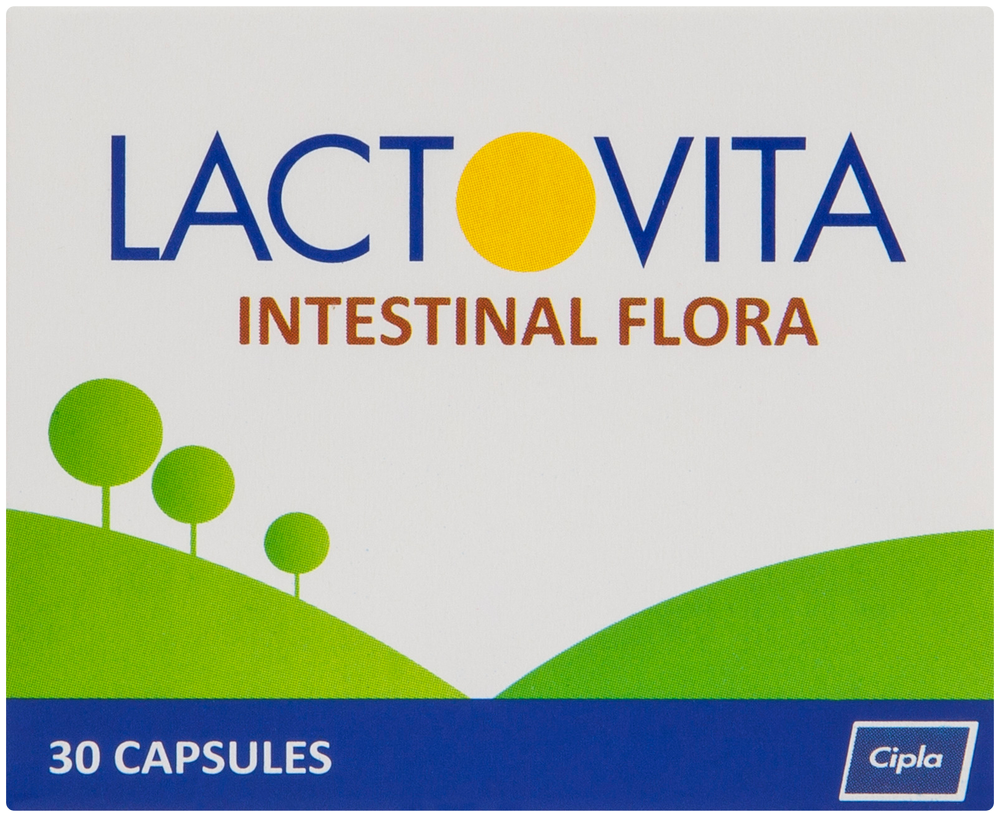Cipla Lactovita Intestinal Flora Capsules 30pk