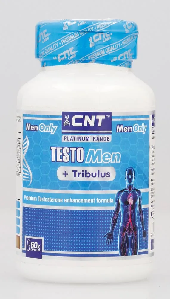 CNT Platinum Range Testo Men + Tribulus Capsules 60pk
