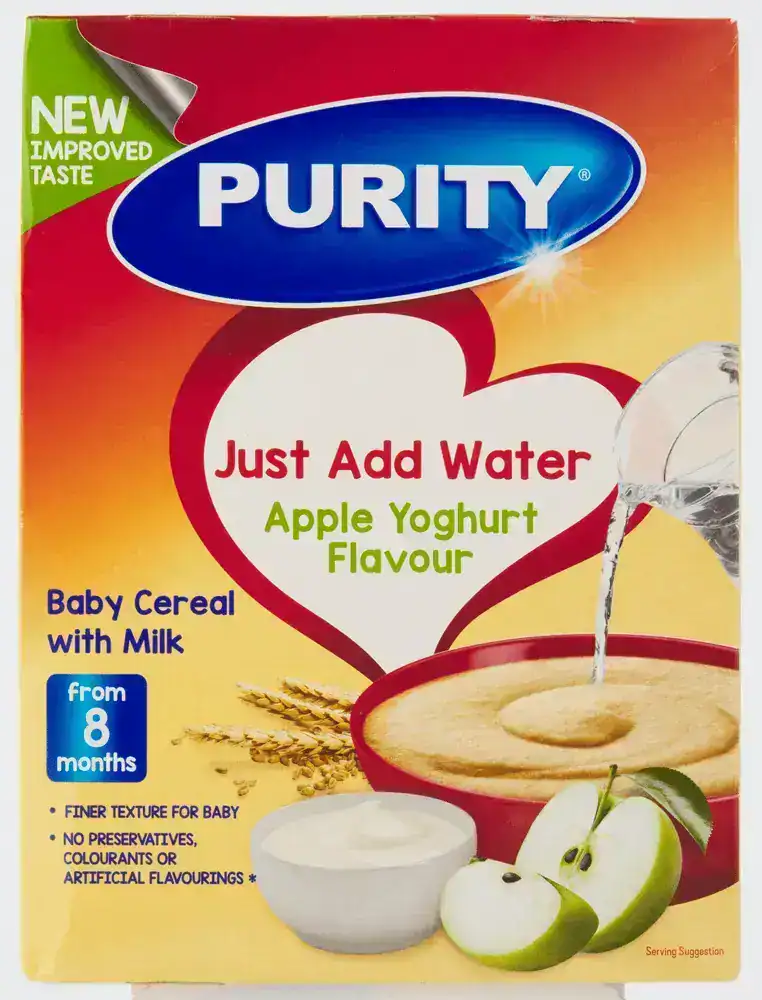 Purity From 8 Months Apple Yoghurt Flavour Baby Cereal with Milk 200g