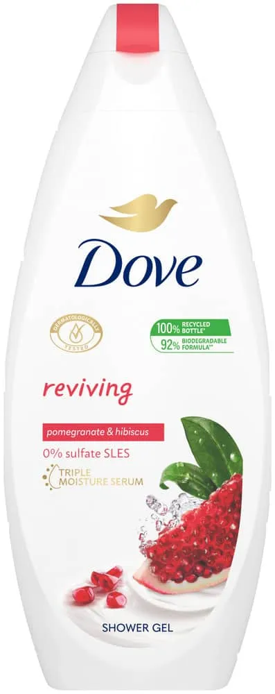 Dove Pomegranate and Hibiscus Reviving Body Wash 250ml