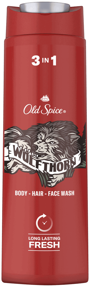 Old Spice Wolfthorn 3-in-1 Body, Hair & Face Wash 400ml
